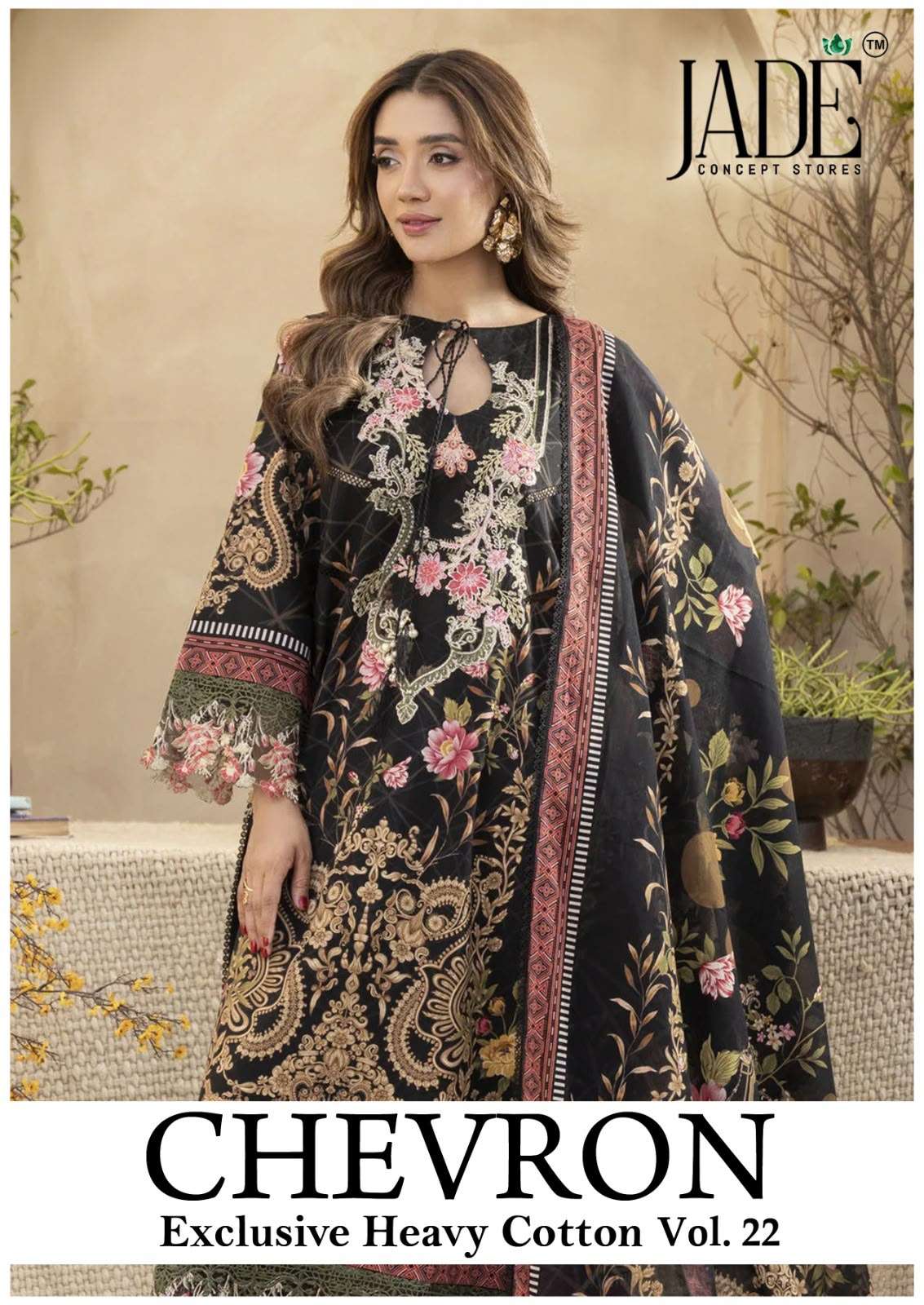 CHEVRON EXCLUSIVE HEAVY COTTON VOL - 22 BY JADE